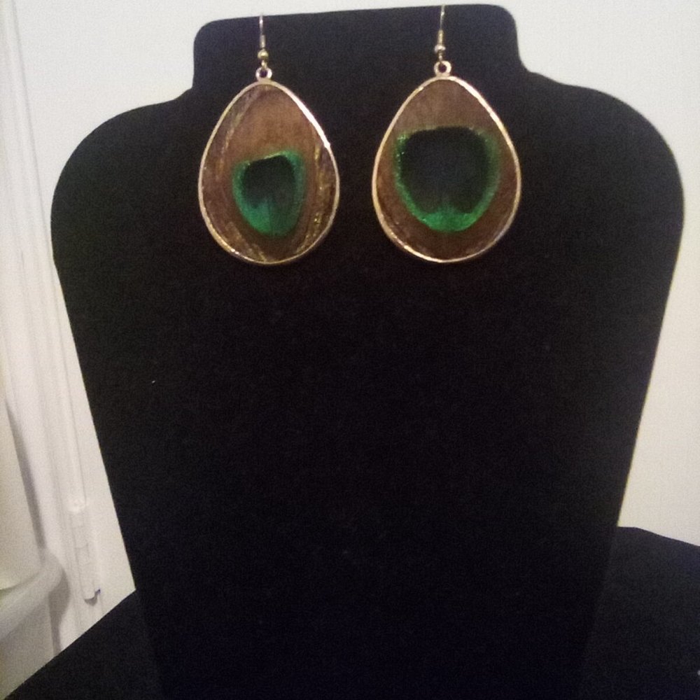 Peacock Earrings